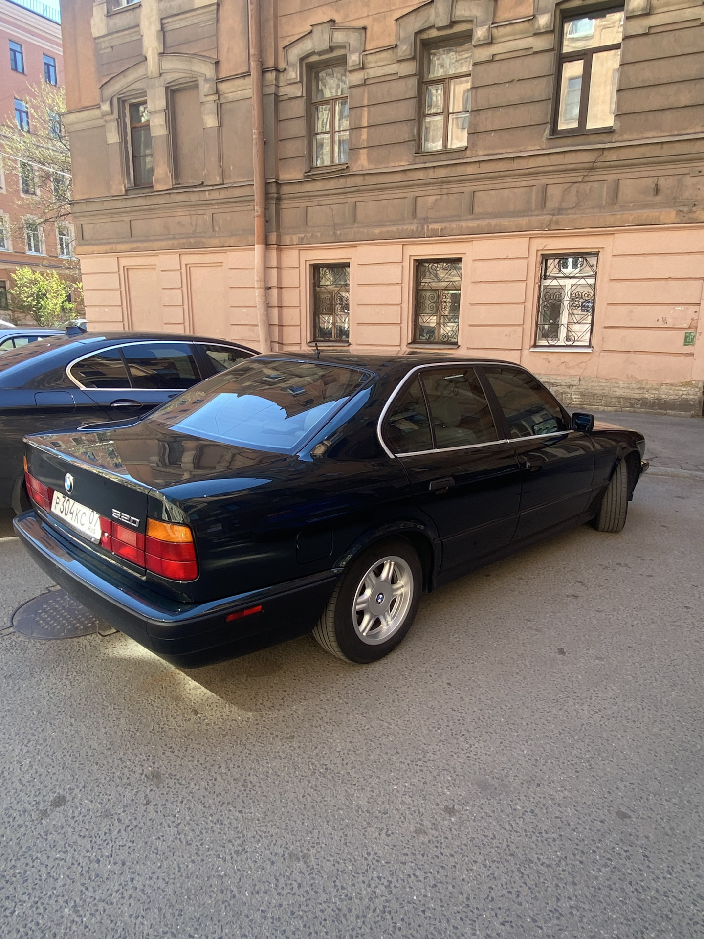 Тонировка в круг 70 процентов LLumar — BMW 5 series (E34), 2 л, 1993 ...
