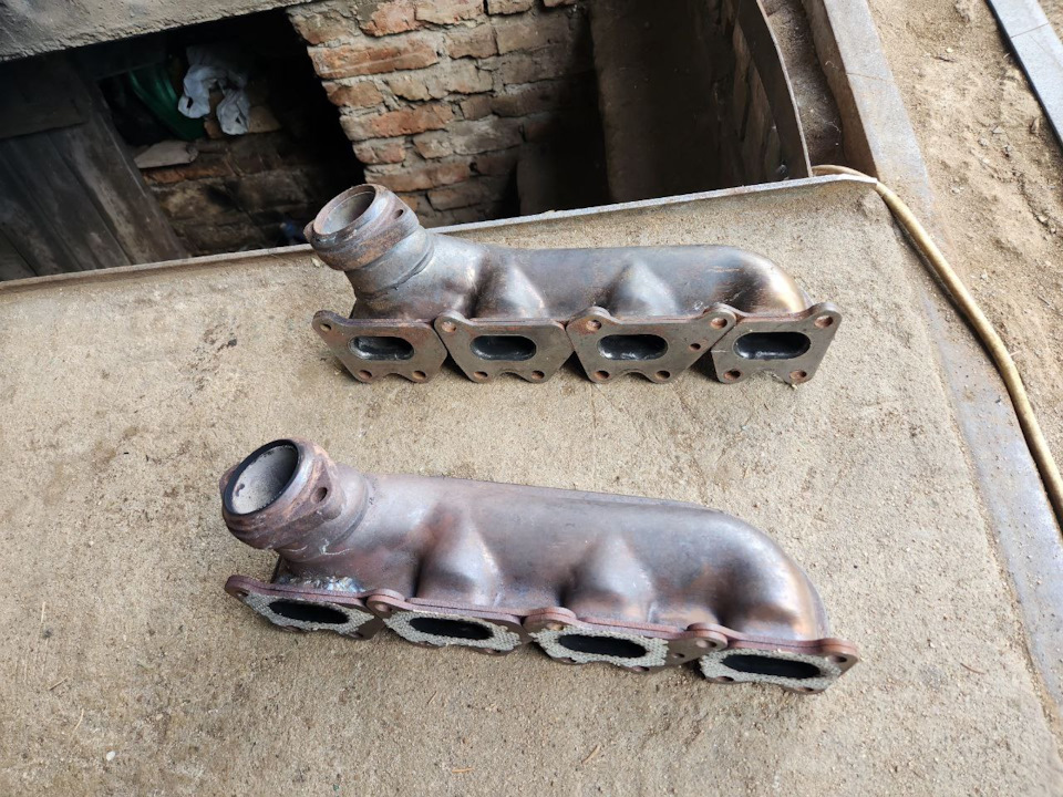 Лопнул выпускной коллектор. Опять. — Mercedes-Benz C-class (W203), 2 л ...