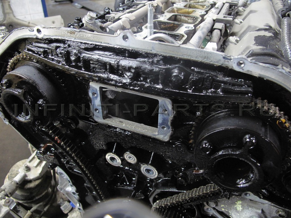 Замена масла и фильтра в Инфинити. Казалось бы, о чем тут писать ...