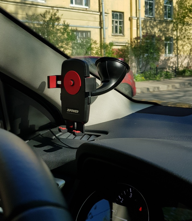 Держатель для телефона. — Nissan Qashqai (2G), 2 л, 2017 года | просто ...