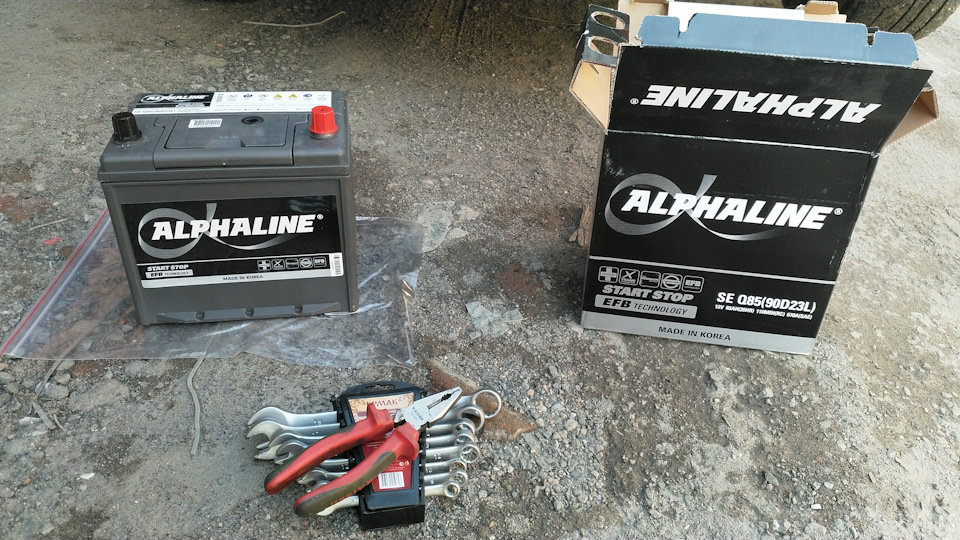 Новый аккумулятор Alphaline SE Q85 (90D23L) jzx100 — Toyota Chaser (100 ...