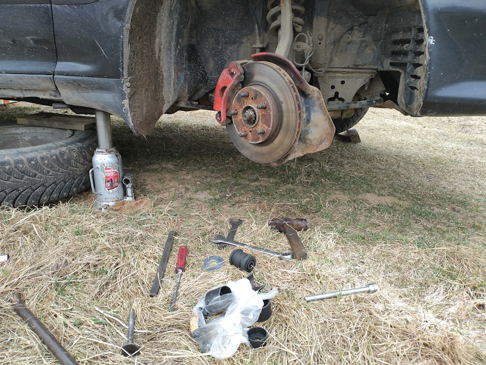 Перепрессовка сайлентблока своими силами — Toyota Mark II (90), 2,5 л ...