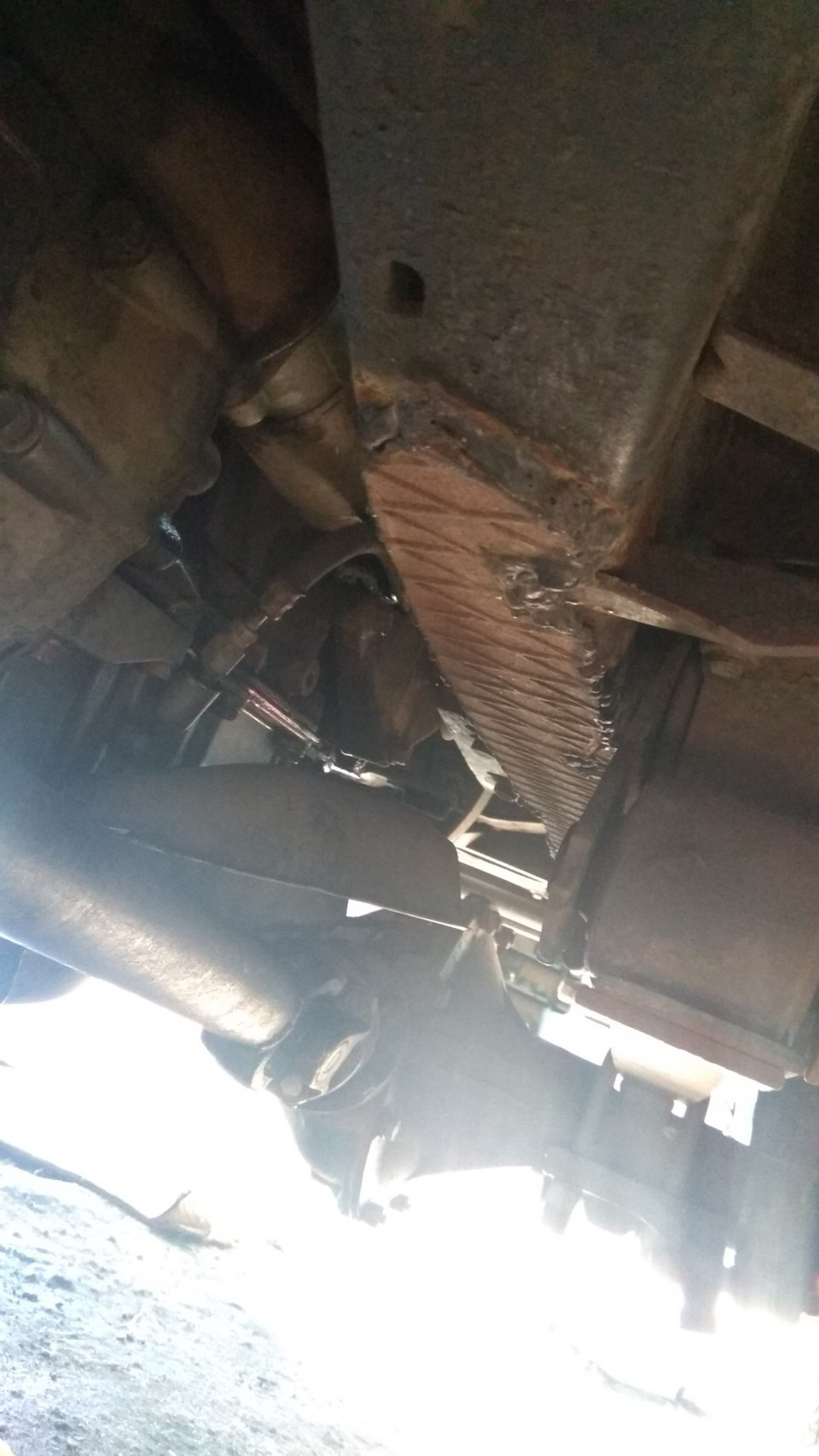 Ремонтные работы и трещина в раме