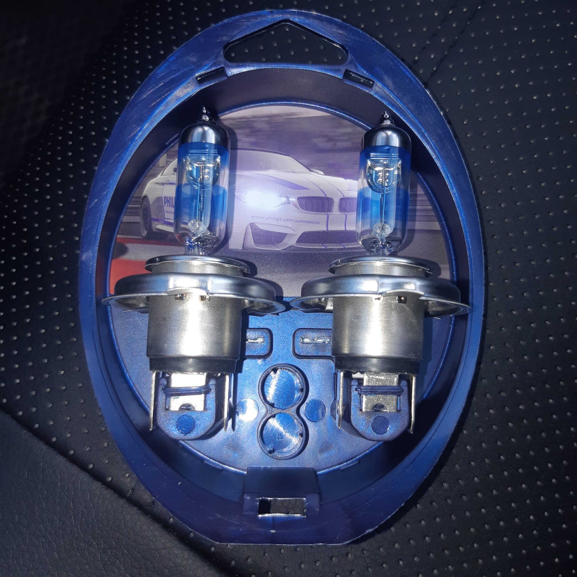 Лампы PHILIPS RACINGVISION +150% H4 (Часть 1). — Lada Гранта, 1,6 л ...
