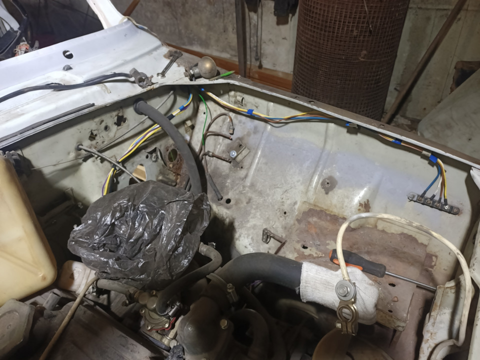 st.3 новая проводка или голова кругом🤩 — ИЖ Москвич 412, 1,6 л, 1994 ...