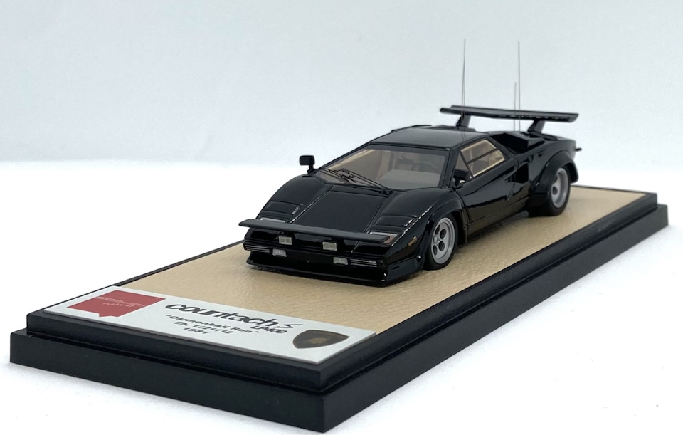 MAKE UP EIDOLON EM 167C LAMBORGHINI COUNTACH LP400 1974 Black 1/43
