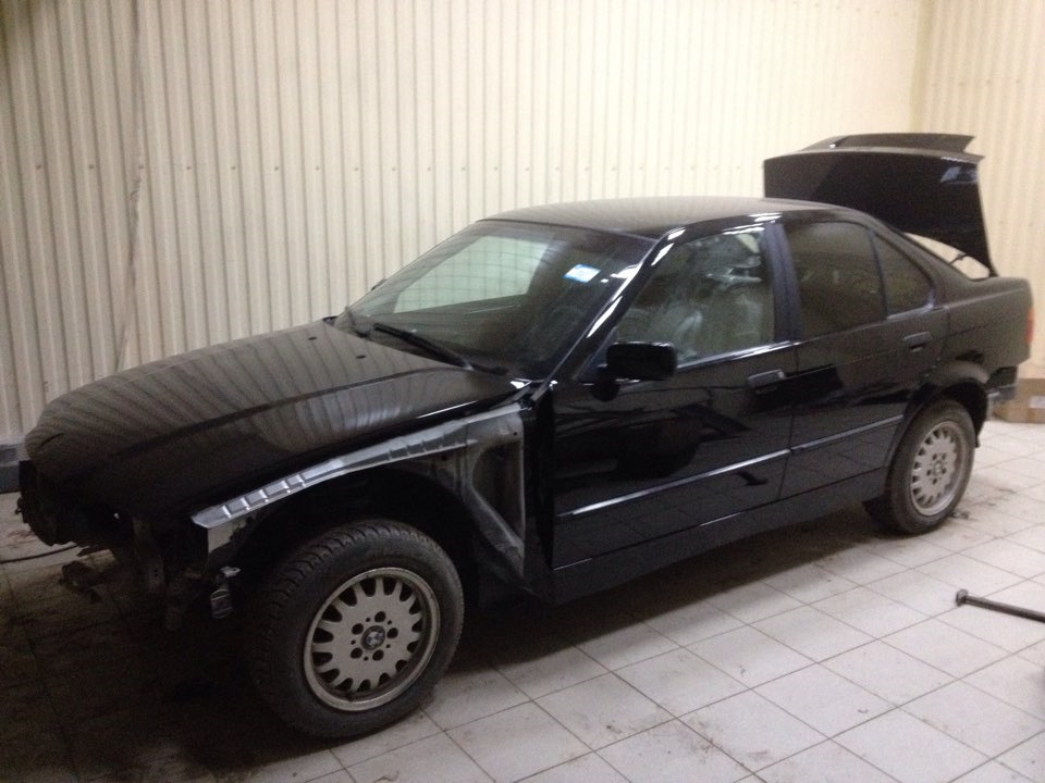 Малярка закончена. Шумка. Китайское железо. — BMW 3 series (E36), 2,5 л ...