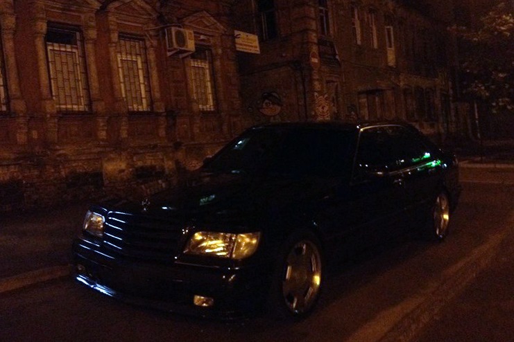 mercedes w140 ночь