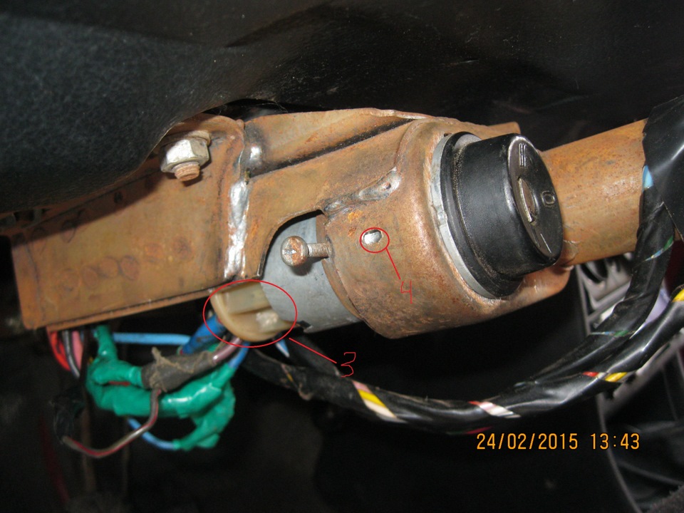 Меняем замок зажигания если потерял ключ или поломале его в личинке ...