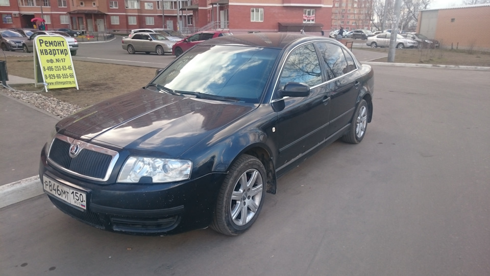 Тест стрелок при включении зажигания — Skoda Superb Mk1, 1,8 л, 2003 ...