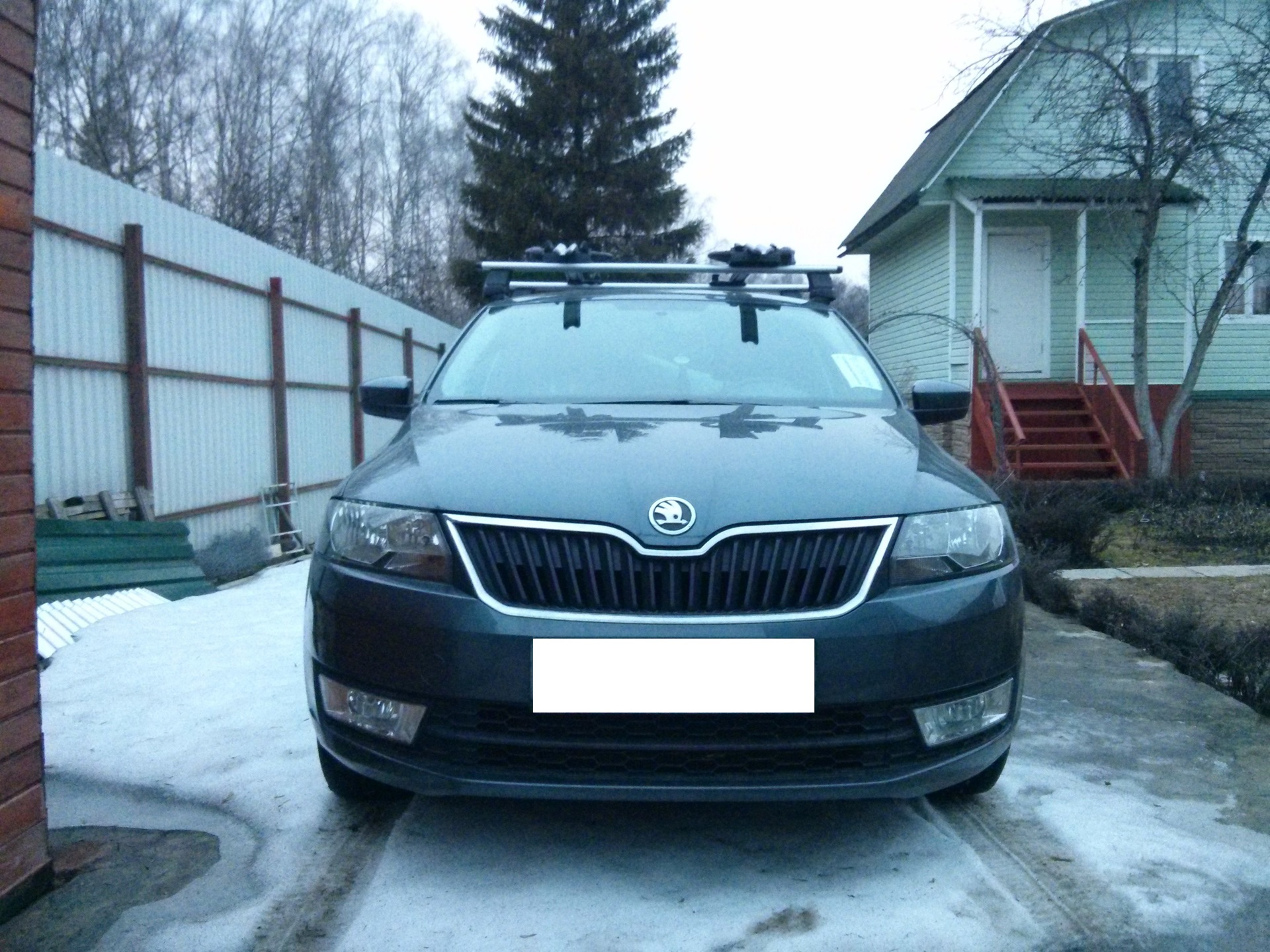 Рейлинг skoda rapid