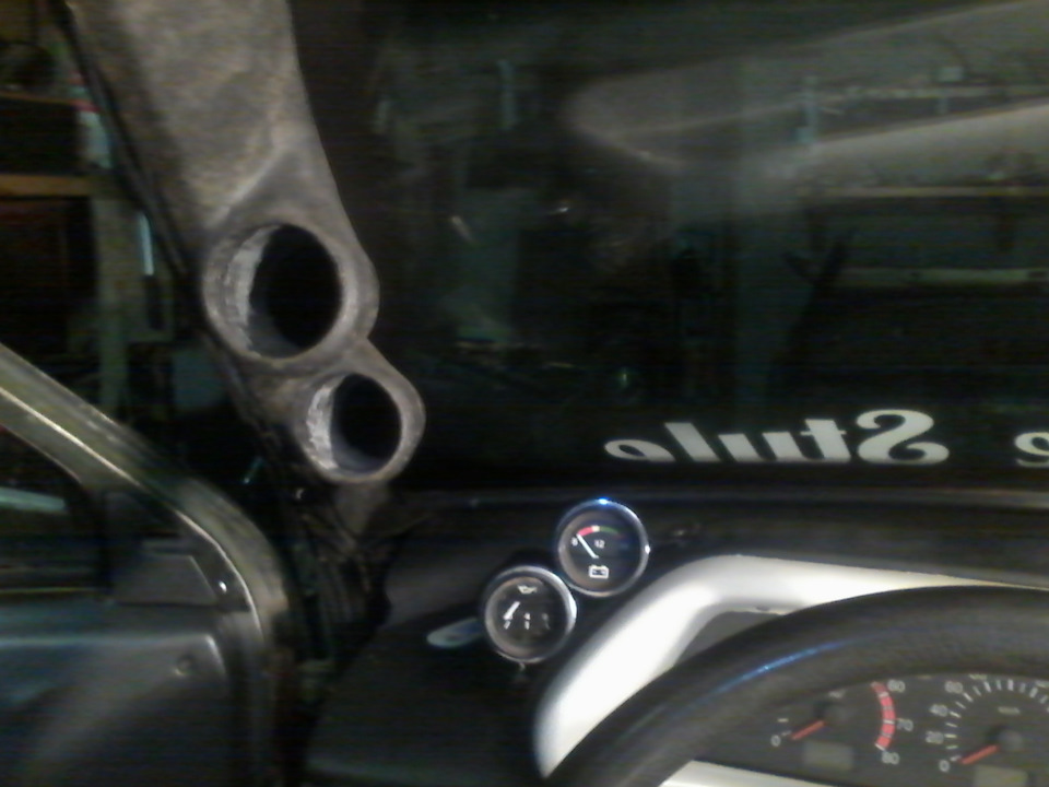 Подиумы под датчики в стойку ВАЗ 2109 — Lada 2109, 1,7 л, 1988 года ...