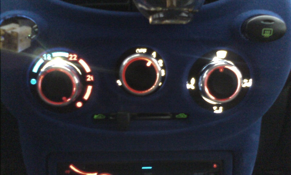 шкала отопителя печки и крутилки от форда — Lada Калина Универсал (1G ...