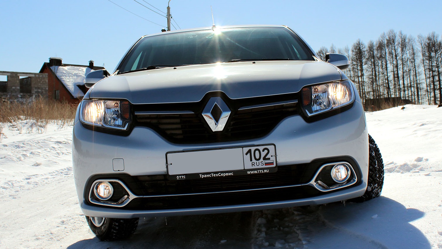 Renault Logan (2G) 1.6 бензиновый 2014 | Platinum Grey UFA на DRIVE2