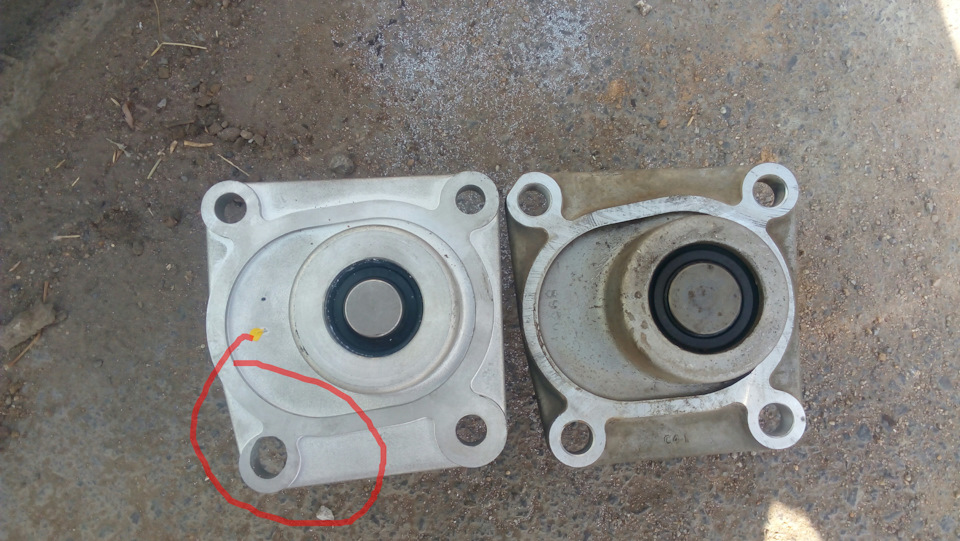 Шкивы после дороботки. — Mitsubishi Pajero (4G)