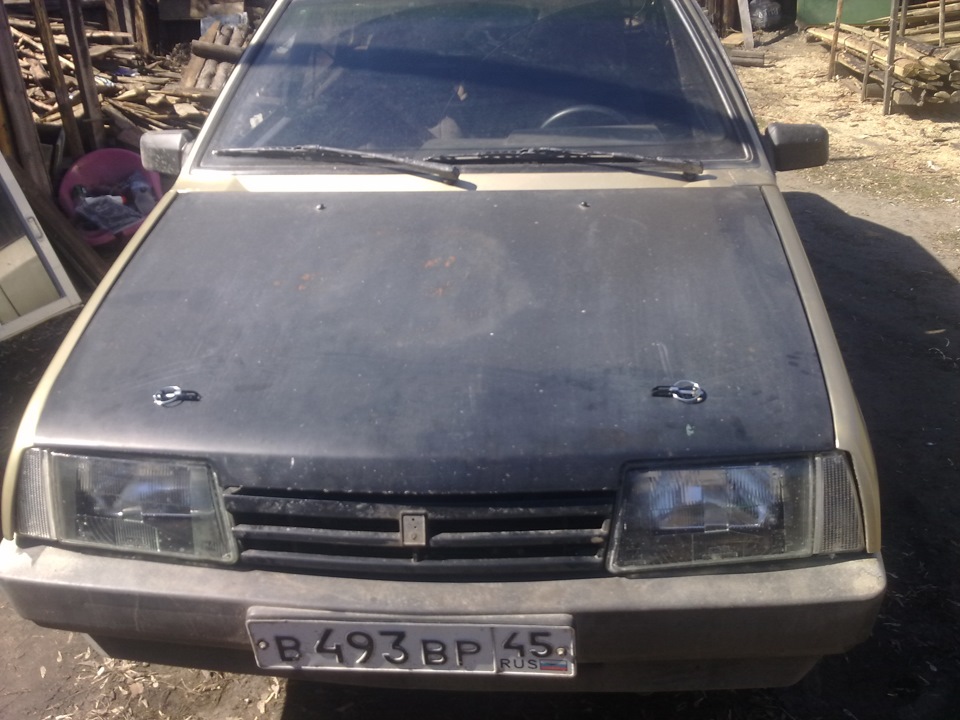 подготовка к покраске капота и замки про-спорт — Lada 21099, 1,5 л ...