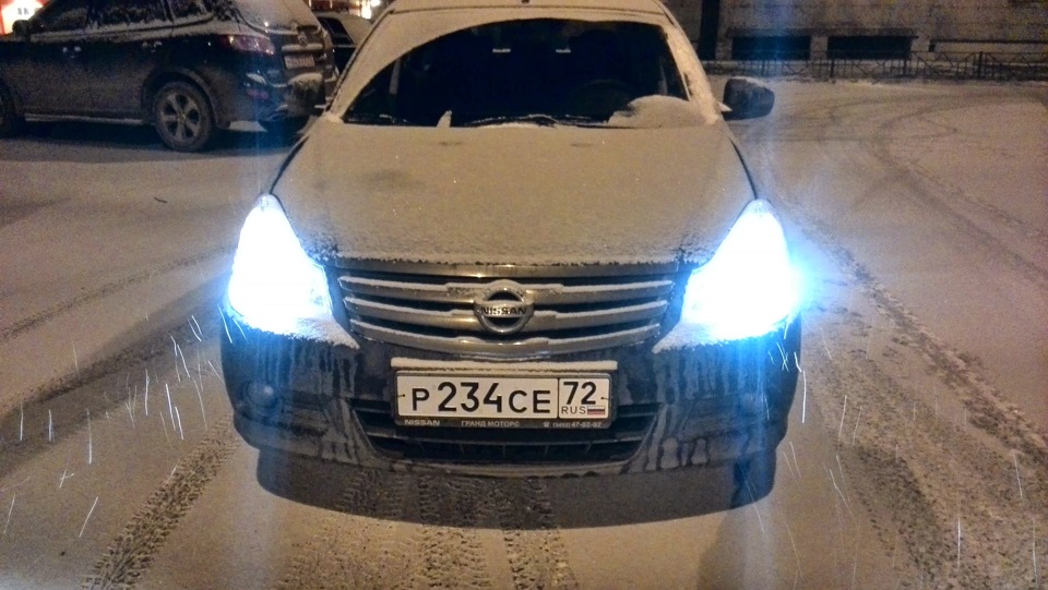 Первый снежок в Тобольске и первая 1000 км. Шипованная резина. — Nissan ...