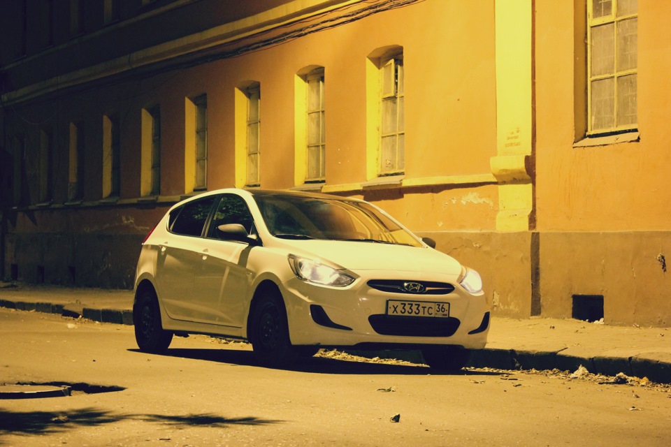 Бессодержательный фото-пост: вечерний Воронеж — Hyundai Solaris ...