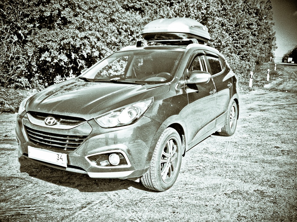 Moscow Tuning — Насадки на глушитель — BUZZER — Hyundai ix35, 2 л, 2010 ...