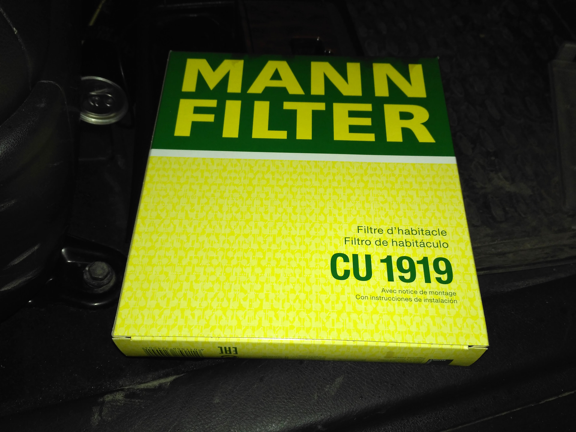 Купить Фильтр Mann Filter Cu1919