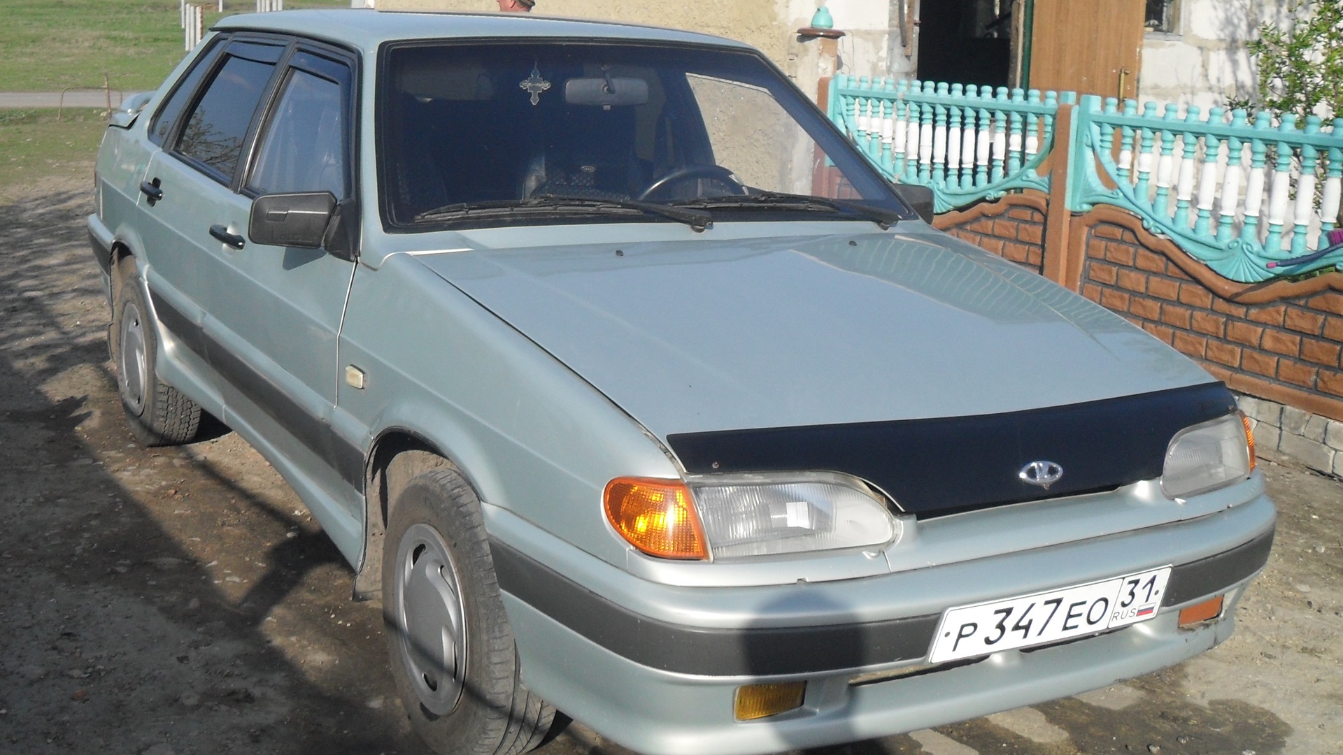 Lada 2115 1.6 бензиновый 2001 | серебристо-жёлто-зеленый на DRIVE2