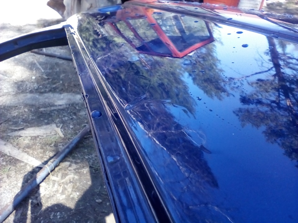 Косяки при покраске. Убираем подтеки лака. — LADA 21120, 1,5 л., 2001 ...