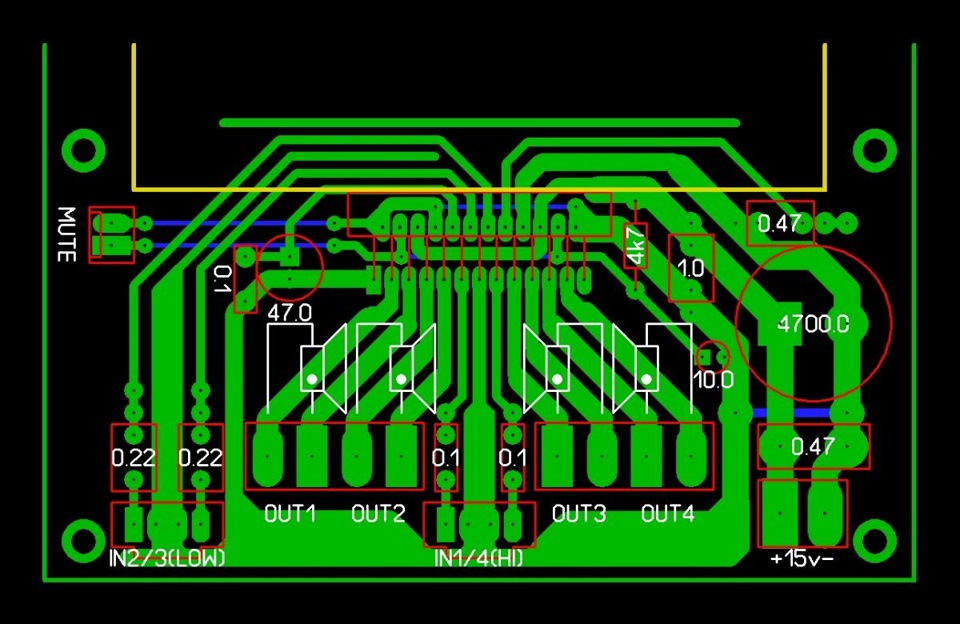 Ta8251ah схема усилителя мощности