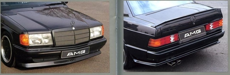 Mercedes w124 AMG бампер