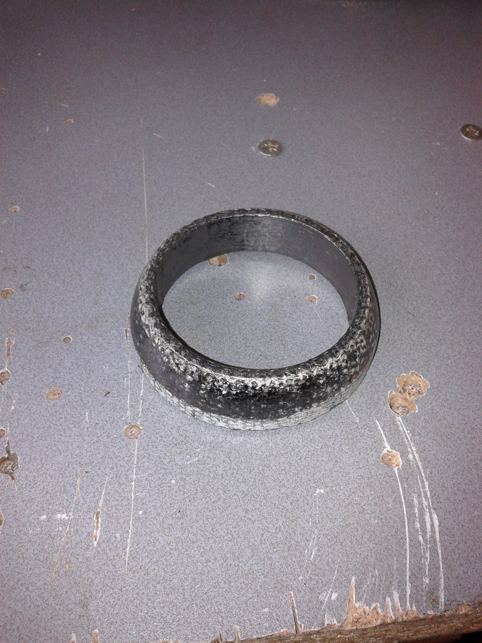 Кольцо глушителя — Nissan Tiida (1G), 1,6 л, 2008 года | запчасти | DRIVE2