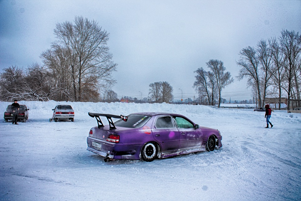 Nissan Silvia дрифт зимой