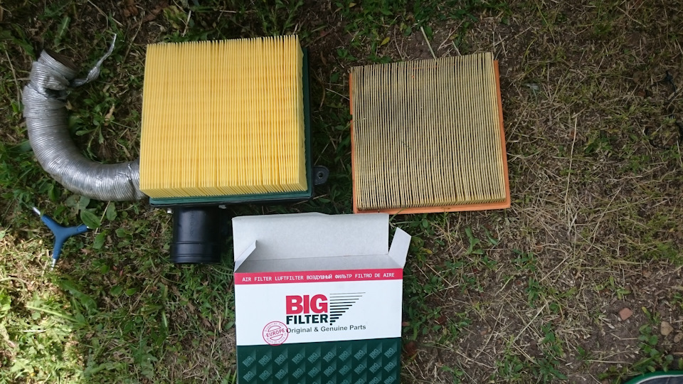 4. ( Замена Воздушного Фильтра и Гофры Воздухана ) — Lada 2114, 1,6 л ...