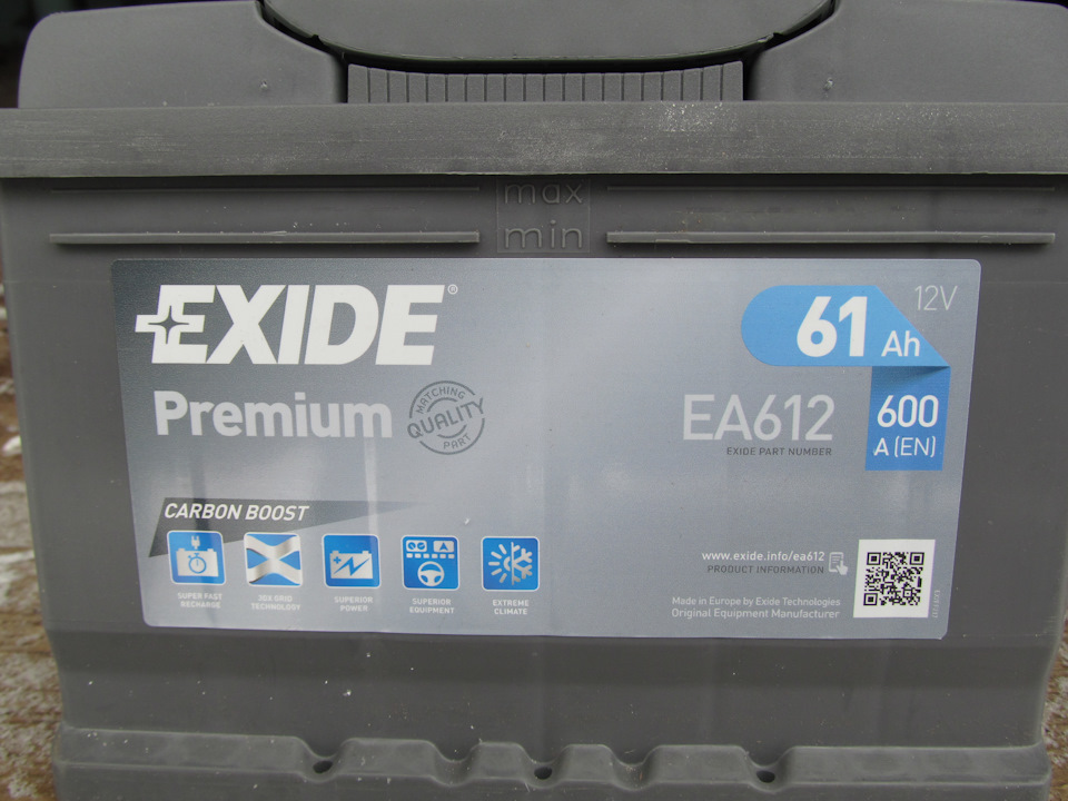 Exide ea612. Exide Premium ea612. Аккумулятор Exide Premium ea612 Дата выпуска. Exide ea612 Carbon Boost&. Exide ea612 Premium зимой.