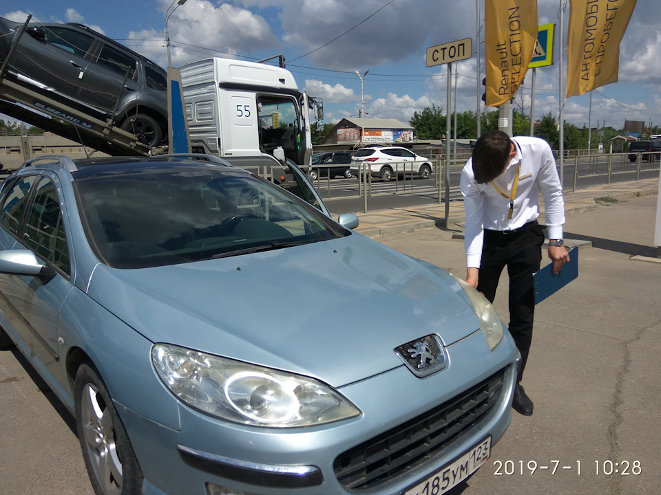 Фото в бортжурнале Peugeot 407 SW