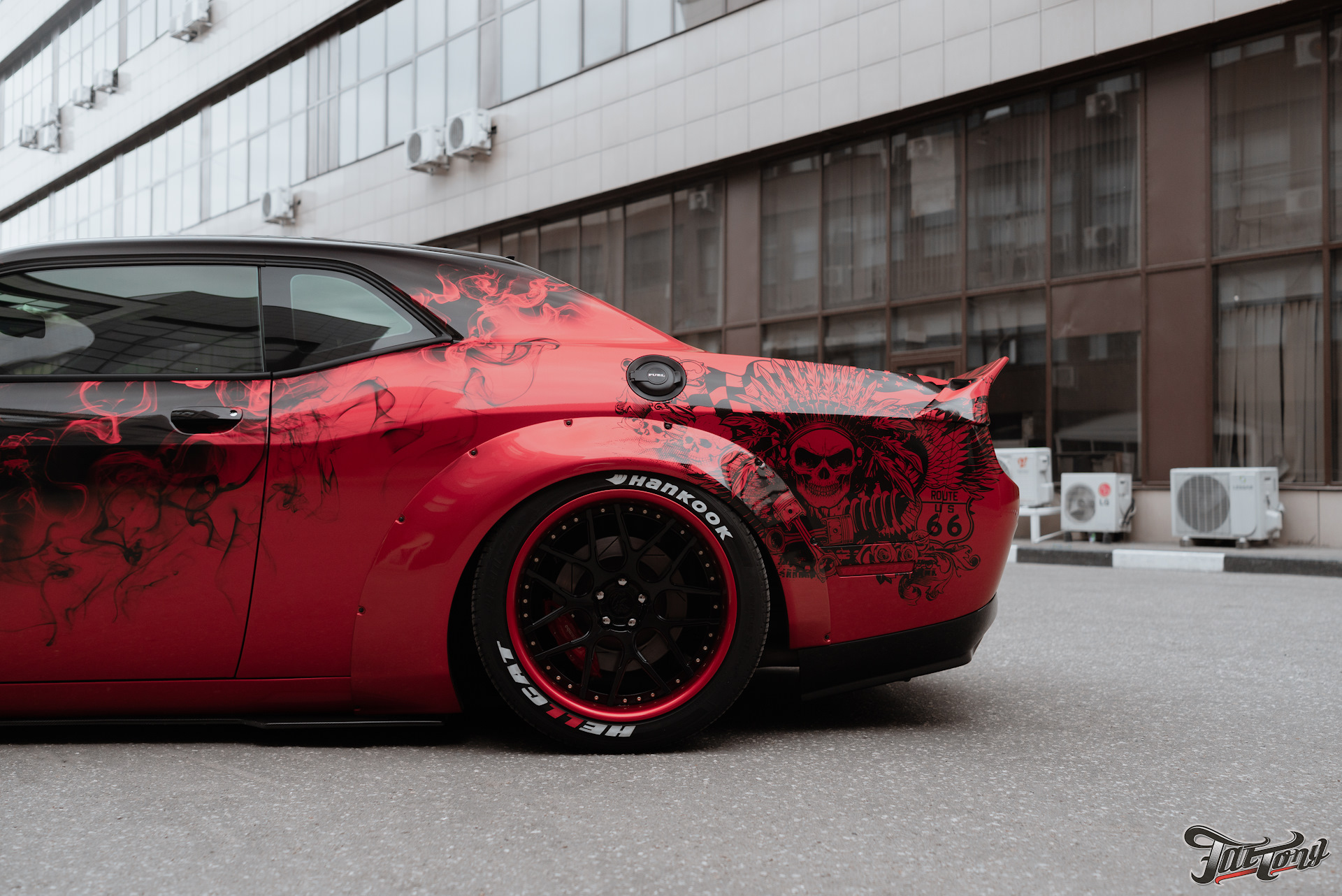 Пороги dodge Challenger Hellcat