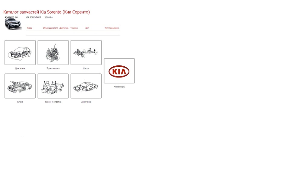 Проблемы с комплектующими kia