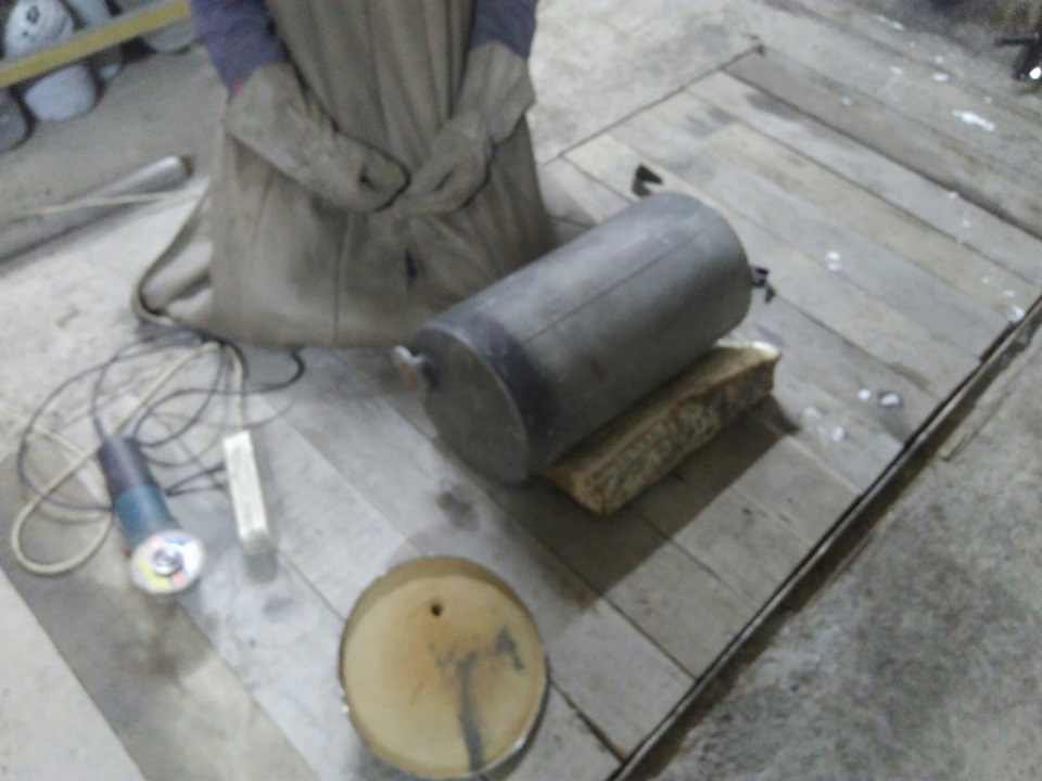 Самодельный прямоточный глушитель из нержавейки — Lada 21053, 1,7 л ...