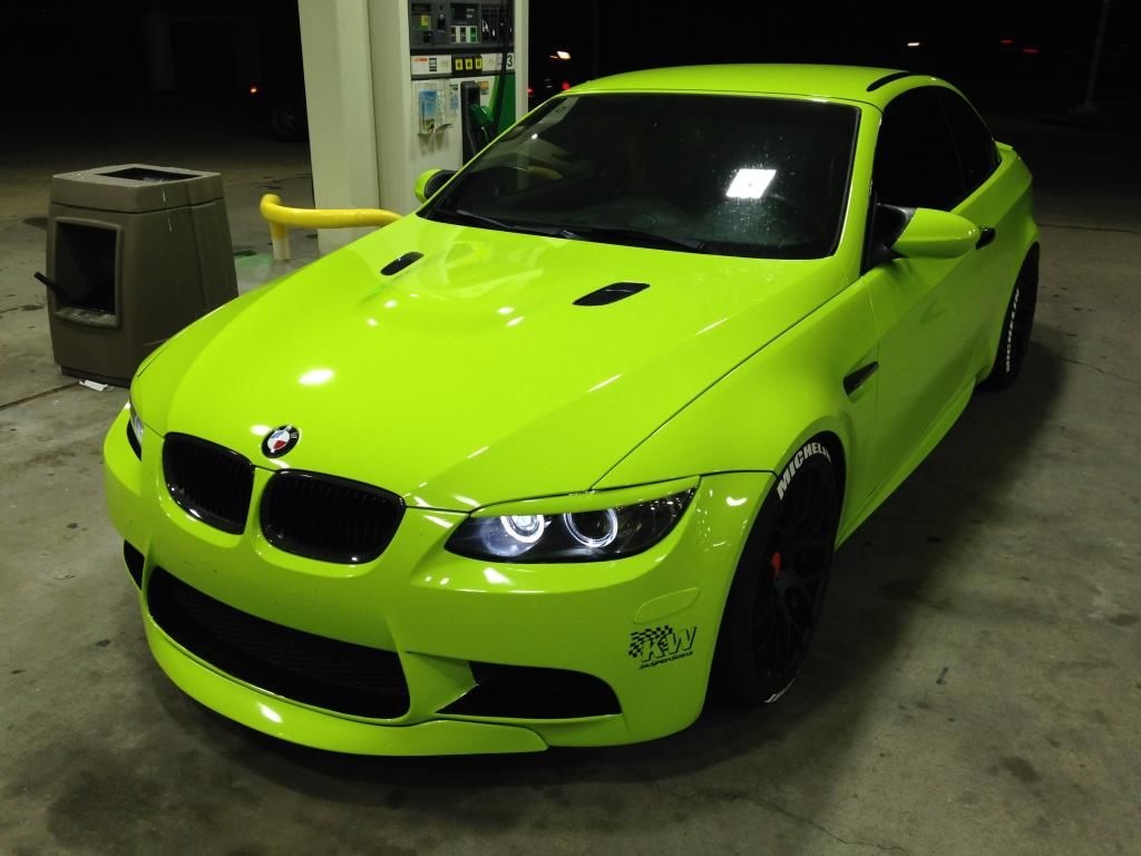 BMW e60 Lime Green