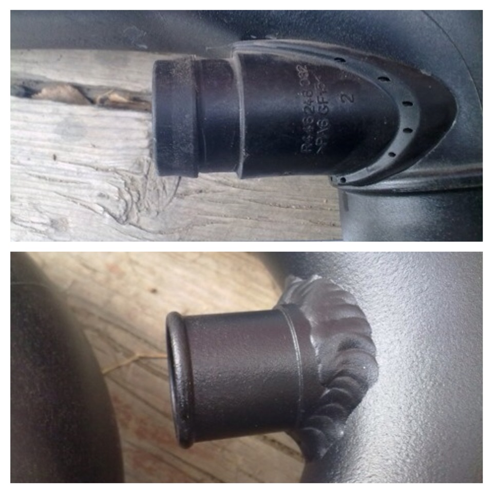 Сосок на маслоотделитель. — Skoda Octavia A5 Mk2