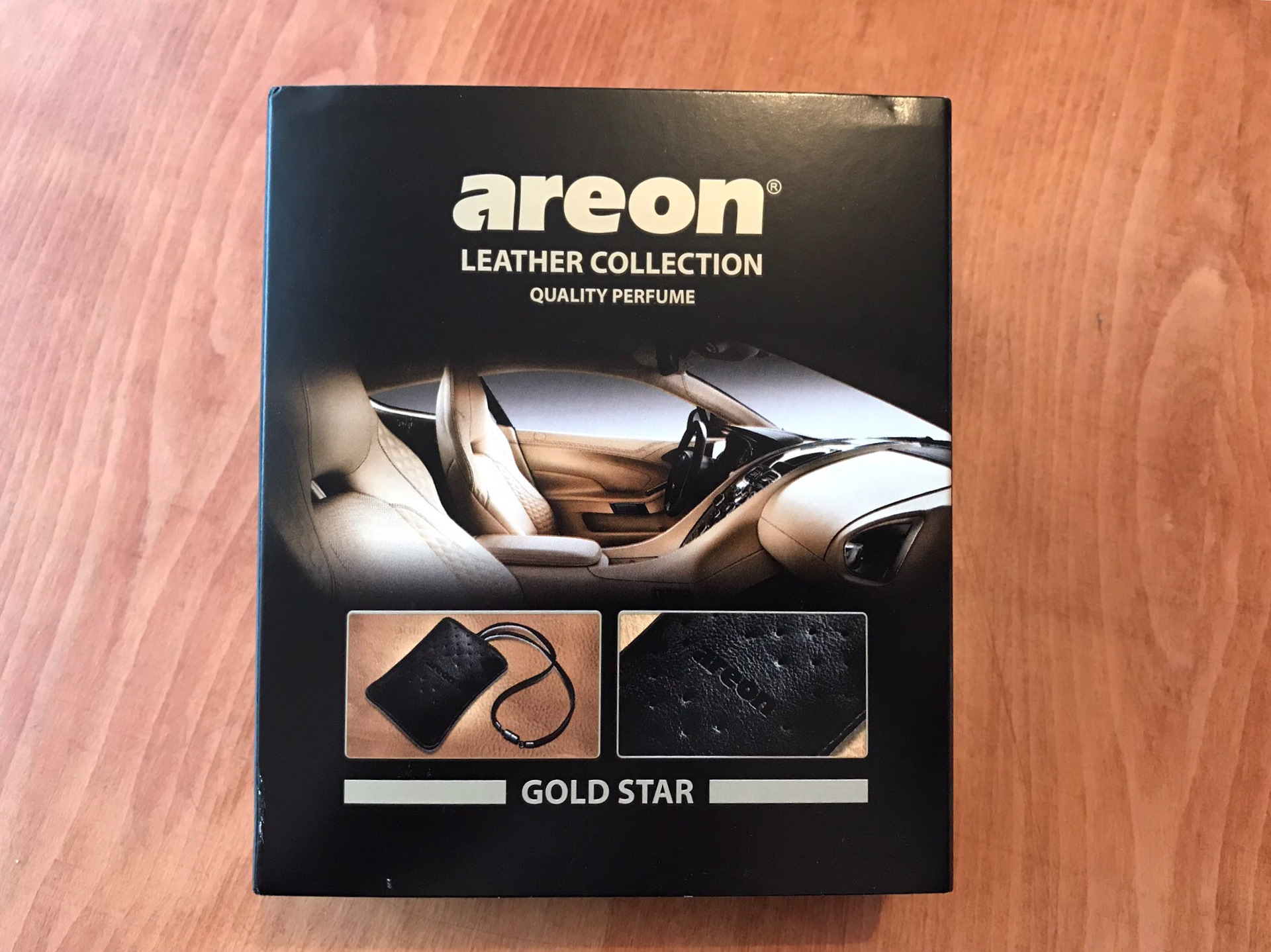 Освежитель Areon Leather Collection Gold Star — Volkswagen Passat B6, 2 л,  2008 года | аксессуары | DRIVE2