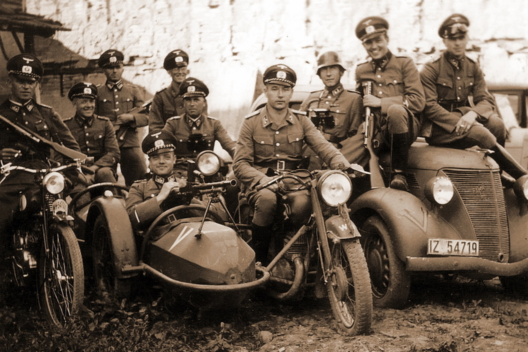 Мотоциклы немецкой армии 2 мировой войны 1941-1945