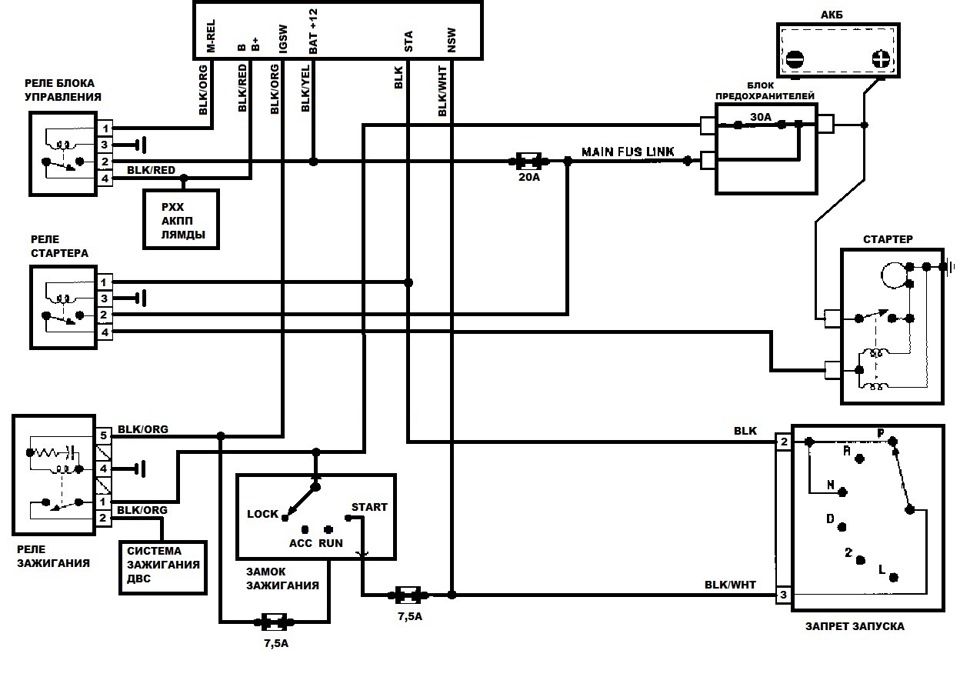 Схема подключения 3uz fe 6at