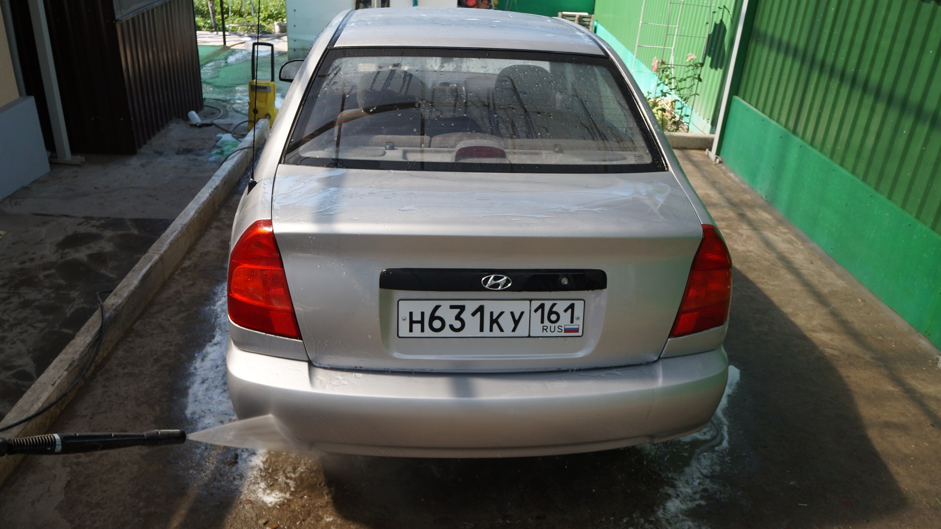 Hyundai Accent (2G) 1.6 бензиновый 2006 | Azov Taxi) на DRIVE2