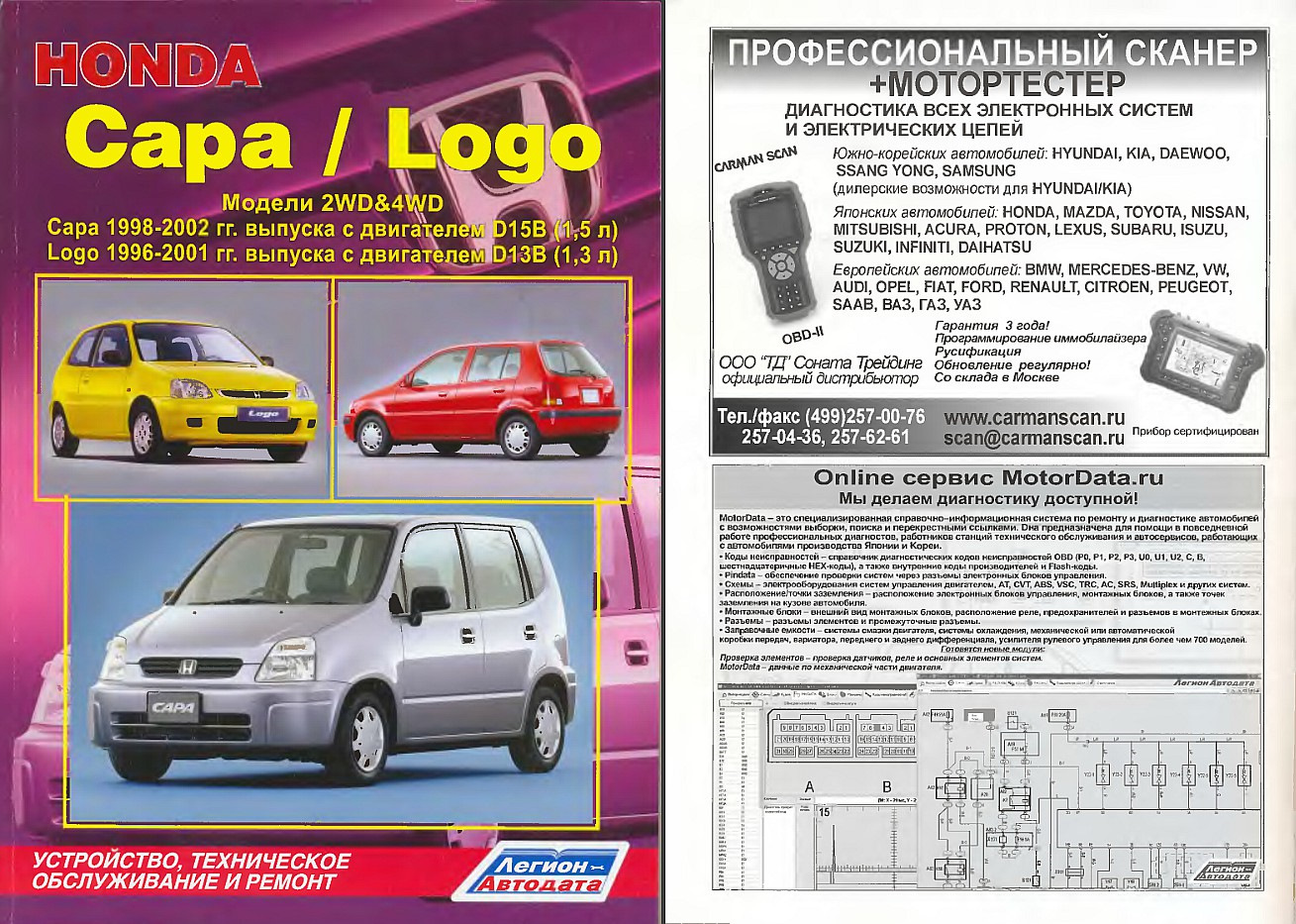 руководство по ремонту honda cappa