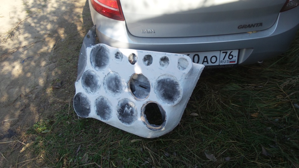 Переделка обшив под громкий фронт — Lada Гранта, 1,6 л, 2014 года ...
