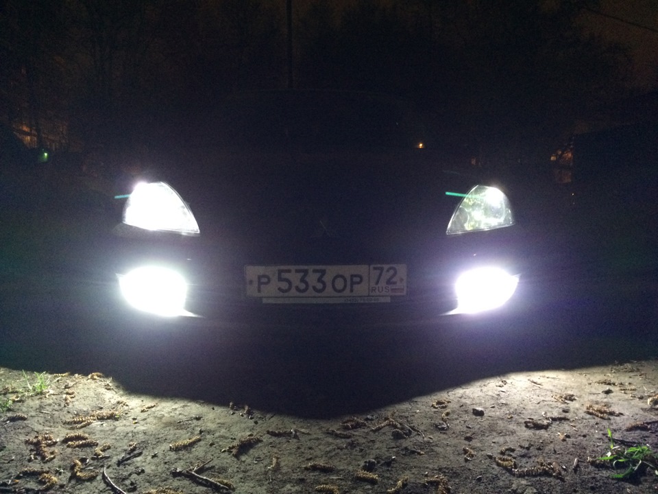 Установка ДХО + отключение дхо при включении ближнего — Mitsubishi ...