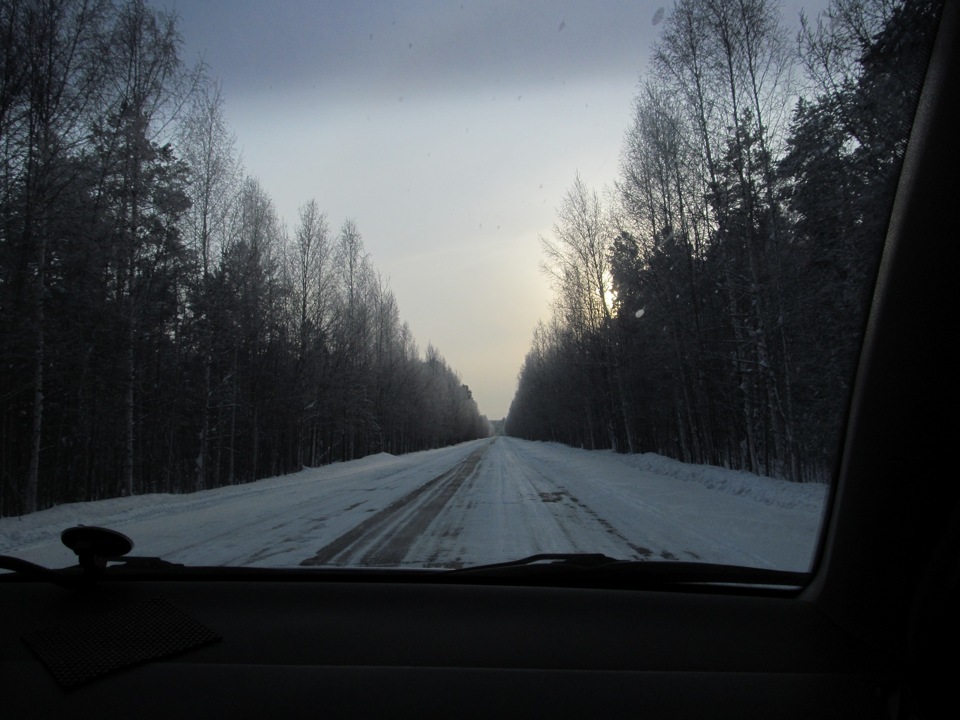 Поездка В Нижневартовск по зимнику. — Skoda Fabia Mk1, 1,2 л, 2006 года ...