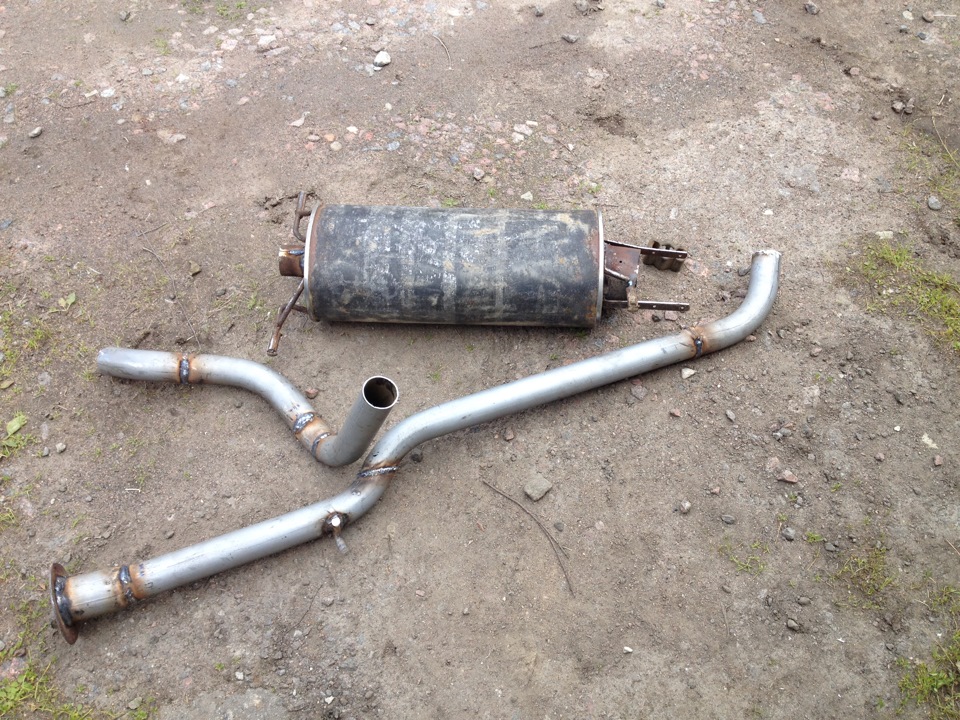 работа над глушителем — DRIVE2
