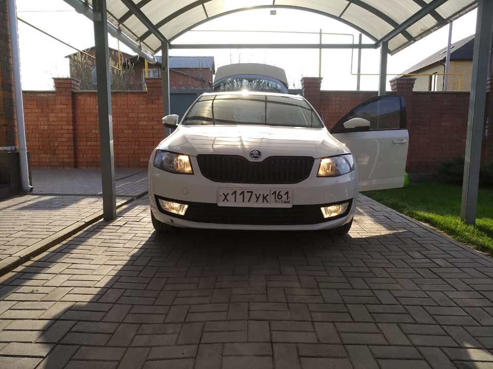 Установка противотуманных фар по простому — Skoda Octavia A7 Mk3, 1,6 л ...