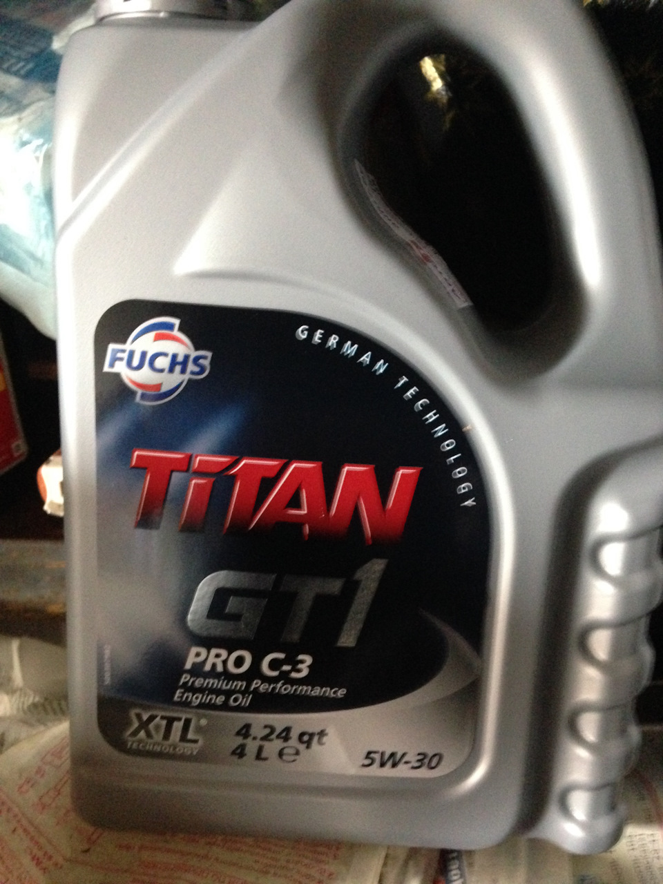 Новое масло TITAN 5w30 — Nissan X-Trail II (t31), 2 л, 2009 года ...