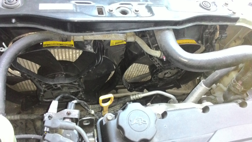 Поставил два вентилятора — Chevrolet Lacetti SW, 1,6 л, 2012 года ...